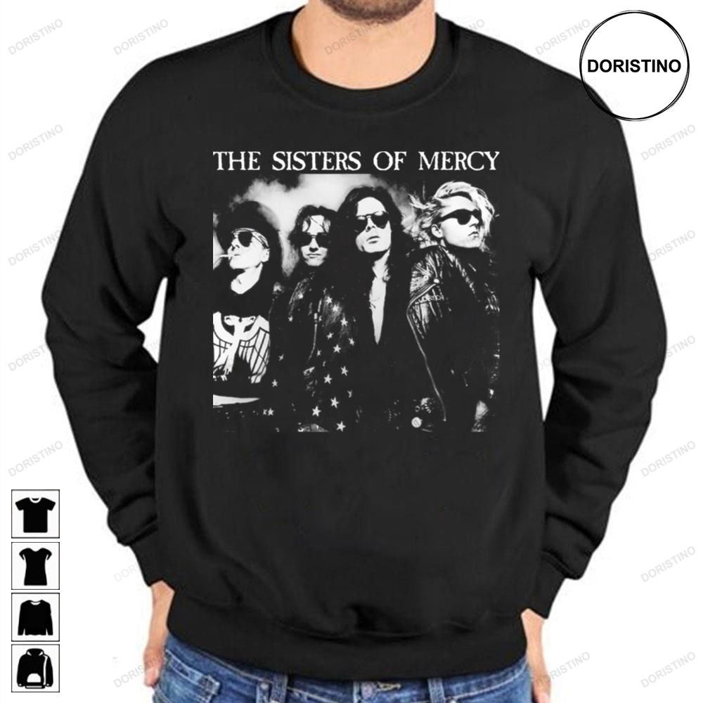 Whtie The Sisters Of Mercy Limited Edition T-shirts